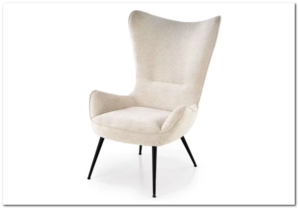 Кресло Halmar JUKON (кремовый/черный)