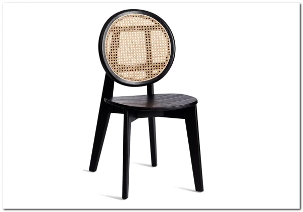 Стул FENRIR дерево вяз черный