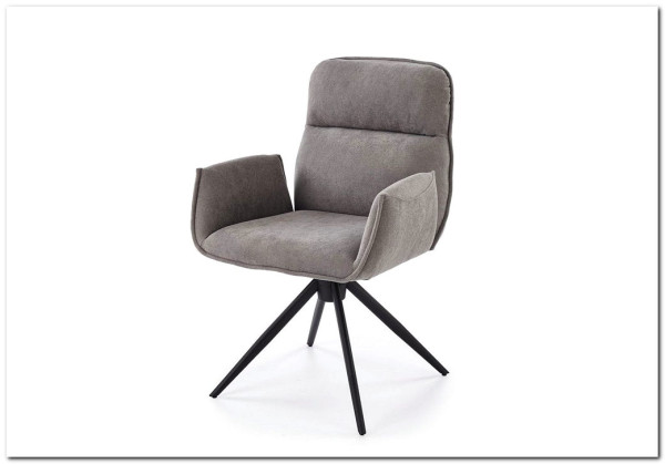 Стул кухонный Halmar K574 поворотный (серый/черный) Стул кухонный Halmar K574 поворотный (серый/черный)