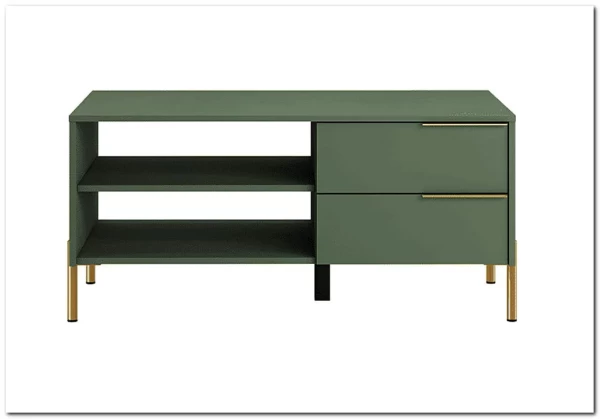 Стол журнальный Siena LAW2S дымчатый зеленый/дуб вотан BRW