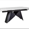 Стол обеденный Signal ARMANDO 160 (белый/черный)