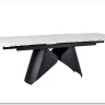 Стол обеденный Signal ARMANDO 160 (белый/черный)