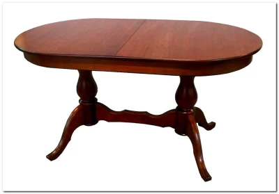 Стол Диалог 6 обеденный овальный на балясинах (раздвижной) BOSSANOVA