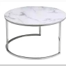 Комплект Signal ATLANTA B, 2 стола журнальных (эффект белого мрамора/хром)
