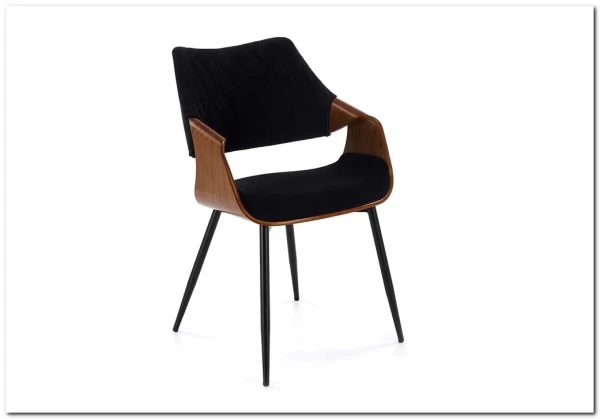 Стул кухонный Halmar K586 (черный/орех)