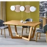 Стол обеденный Halmar MASSIVE 3 160 (дуб натуральный/дуб натуральный)