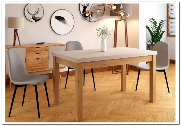 Стол обеденный Signal PRESTO 140 (кашемир/дуб кремона)