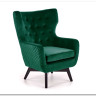 Кресло Halmar MARVEL (темно-зеленый/черный)