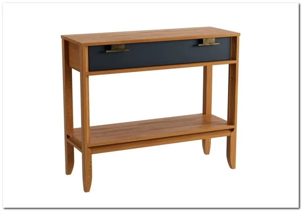 Консоль Бридж 1 ящик и полка из массива сосны