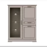 Тумба-витрина Florencia KOM1W2D1S персидский жемчуг BRW