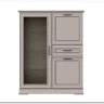 Тумба-витрина Florencia KOM1W2D1S персидский жемчуг BRW
