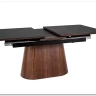 Стол обеденный Signal MONACO 160 (черный/орех)