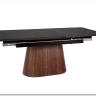 Стол обеденный Signal MONACO 160 (черный/орех)