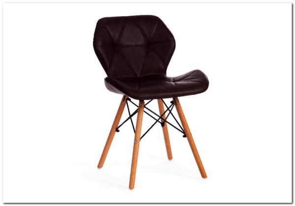 Стул STUTTGART (mod. 74) коричневый 1/натуральный 