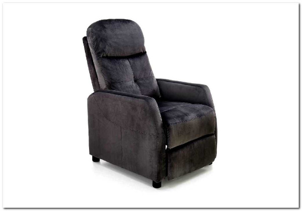 Кресло Halmar FELIPE 2 раскладное (черный/венге)