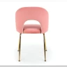 Стул кухонный Halmar K385 (светло-розовый/золотой)