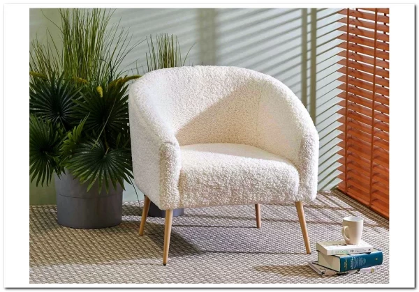 Кресло Halmar GRIFON 2 (кремовый/натуральный)