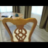 Стул Афродита/ Aphrodite Espresso (дуб в красноту), ткань кремовая с рисунком (А04)