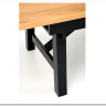 Стол обеденный Halmar FIESTA раскладной (дуб натуральный/черный)