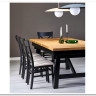 Стол обеденный Halmar FIESTA раскладной (дуб натуральный/черный)