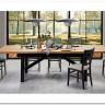 Стол обеденный Halmar FIESTA раскладной (дуб натуральный/черный)