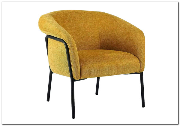 Кресло SIGNAL CLOVER Brego 68 (карри/черный)