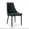 Стул кухонный SIGNAL TRIX B VELVET (черный/черный мат)