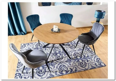 Стол обеденный Signal ASTER 120 (дуб/черный)