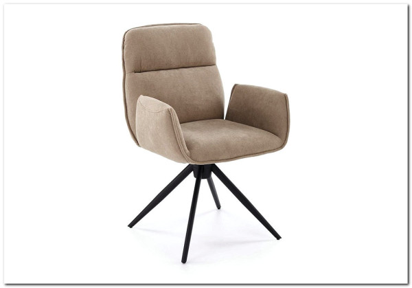 Стул кухонный Halmar K574 поворотный (темно-бежевый/черный) Стул кухонный Halmar K574 поворотный (темно-бежевый/черный)