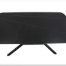Стол обеденный Signal VECTOR Ceramic 180 (черный/черный) 