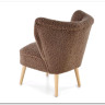 Кресло Halmar MOCCA (темно-коричневый/натуральный)