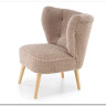 Кресло Halmar MOCCA (капучино/натуральный)