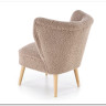 Кресло Halmar MOCCA (капучино/натуральный)