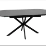 Стол обеденный Signal GASTON Ceramic 140 (серый/черный)