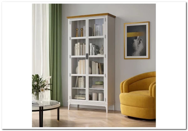 Шкаф для книг Квадро-С 220 из массива сосны