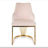 Стул кухонный Signal ALURE Velvet Bluvel 22 (светло-бежевый/золотой)