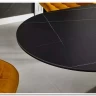 Стол обеденный Signal GASTON Ceramic 140 (черный/черный)
