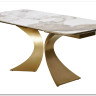 Стол MATIAS 180 GLOSS LUXURY PANDORA SOLID CERAMIC / шампань, ®DISAUR
