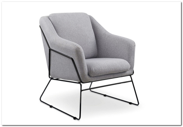 Кресло SOFT 2  Halmar (серый/черный)