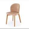 Стул кухонный Halmar BASSO (бежевый/дуб натуральный)