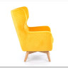 Кресло MARVEL  Halmar (желтый/натуральный)