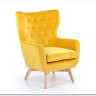 Кресло MARVEL  Halmar (желтый/натуральный)