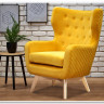 Кресло MARVEL  Halmar (желтый/натуральный)