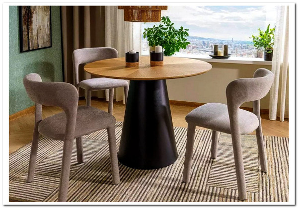 Стол обеденный Signal ANGEL 100 (дуб/черный)