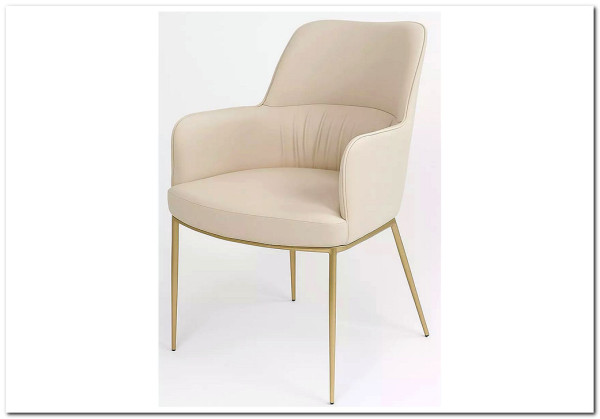 Стул BRUNO Milk Ti-02, PU / шампань, ®DISAUR