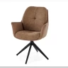 Стул кухонный Halmar K591 поворотный (коричневый/черный)