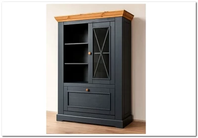 Комод Форест Графит 2 двери и полки