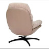 Кресло SIGNAL GISELLE (бежевый/бежевый/черный мат)