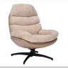Кресло SIGNAL GISELLE (бежевый/бежевый/черный мат)