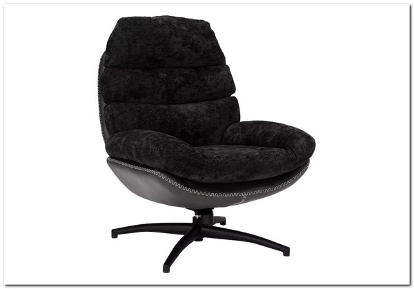 Кресло SIGNAL GISELLE (черный/черный/черный мат)